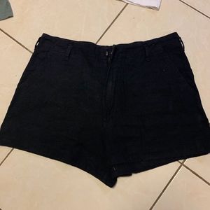Abercrombie and fitch high waisted linen shorts